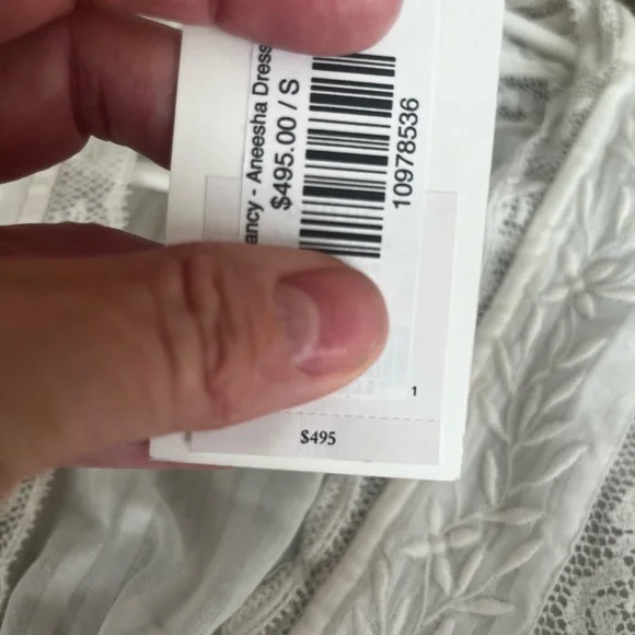 LoveShackFancy Elegant White Backless Dress - Picture 6 of 16